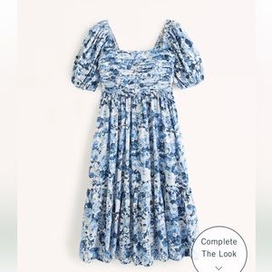 Emerson Poplin Puff Sleeve Midi